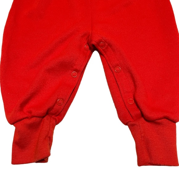 Vintage Carter's Red Embroidered Sleeper - Picture 4 of 7